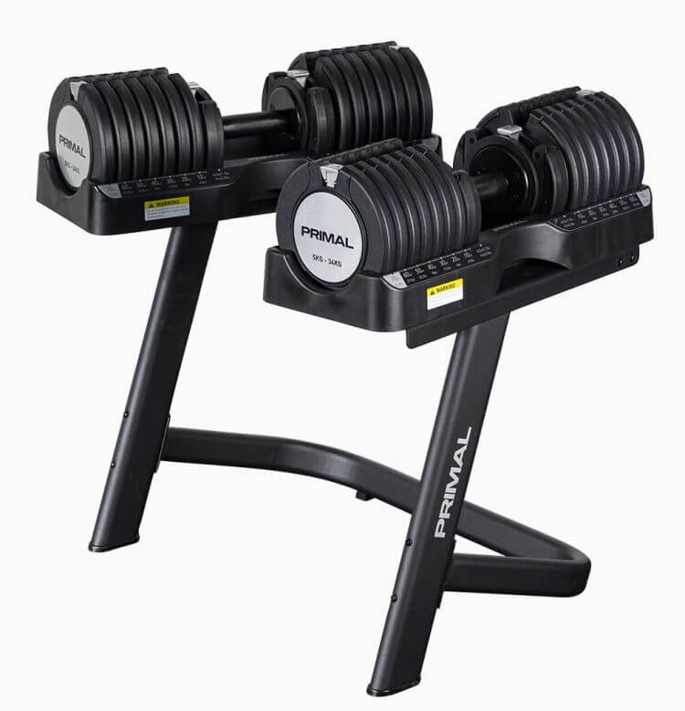 Primal-Personal-Series-34kg-Adjustable-Dumbbell-Pair-With-Stand-1